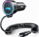 Ładowarka Joyroom Joyroom szybka ładowarka samochodowa 3 w 1 z kablem Lightning 1,5m 45W czarny (JR-CL08) 1