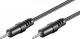 Kabel Goobay Jack 2.5mm - Jack 2.5mm 1.5m czarny (50457) 1
