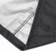 Hurtel Wodoodporny pokrowiec na grilla plandeka osłona L czarny 8