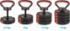 Kettlebell Eb Fit Hantla kompozytowa kettlebell 10 KG(4X2,5KG) Eb Fit 5