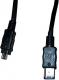 Logo Firewire 6-pin - Firewire 4-pin, 2m, Czarny (24130) 1