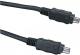 Logo Firewire 4-pin - Firewire 4-pin, 2m, Czarny (17069) 1