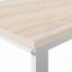 Biurko vidaXL 30202 Biało-Beżowe 110 cm x 60 cm 4