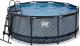 Exit Exit Toys Stone Pool, Frame Pool O 360x122cm, swimming pool (grey, with filter pump) 1