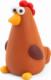 Tm Toys Hey Clay - Masa plastyczna do lepienia ptaków z farmy 5