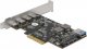 Kontroler Delock DeLOCK PCI Express x4 card for 4 x USB Type-C + 1 x USB Type-A - SuperSpeed ??USB 10 Gbps - low profile form factor, USB controller 90059 1