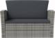 vidaXL 8-cz. zestaw wypoczynkowy do ogrodu, poduszki, rattan PE, szary 6