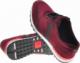 Pantofelek24 Wyprzedaż- Sportowe buty męskie ze skóry naturalnej Bordowe /E7-2 1041 606 S806/ 40 4