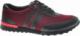 Pantofelek24 Wyprzedaż- Sportowe buty męskie ze skóry naturalnej Bordowe /B1-2 1039 606 S806/ 41 1