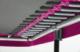 Trampolina ogrodowa Salta Comfort Edition z siatką wewnętrzną 305 x 214 cm różowa 1