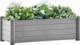 vidaXL Podwyższona donica, PP, kamienna szarość, 100x43x35 cm 1