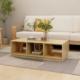 vidaXL Stolik kawowy, 110x50x34 cm, drewno sosnowe 1