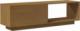 vidaXL Szafka pod TV, miodowy brąz, 110x30x33,5 cm, drewno sosnowe 7