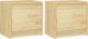 vidaXL Szafki nocne, 2 szt., 40x30,5x40 cm, lite drewno sosnowe 2