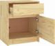 vidaXL Szafka nocna, 40x31x50 cm, lite drewno sosnowe 7