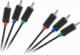 Kabel Cabletech RCA (Cinch) x3 - RCA (Cinch) x3 1.8m czarny (KPO3955-1.8) 1