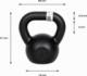 Kettlebell UnderFit Kettlebell żeliwny czarny UNDERFIT 12 kg 2