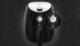 Frytkownica beztłuszczowa Aigostar  1500W 3.5L Air Fryer-Mechanical dual pot Black VDE/Hayden Pro 6