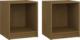 vidaXL vidaXL Szafki nocne, 2 szt., miodowe, 35,5x33,5x41,5cm, drewno sosnowe 1