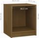 vidaXL vidaXL Szafki nocne, 2 szt., miodowe, 35,5x33,5x41,5cm, drewno sosnowe 9