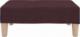 vidaXL Podnóżek, fioletowy, tapicerowany tkaniną 4