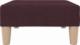 vidaXL Podnóżek, fioletowy, tapicerowany tkaniną 5