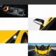 Costway Samochód elektryczny Lamborghini Sin dla dzieci z światłami LED 4