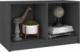 vidaXL vidaXL Szafka pod TV, szara, 70x33x42 cm, drewno sosnowe 3
