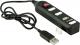 HUB USB Yenkee YHB 4002BK 4x USB-A 2.0 (45007828) 1