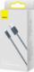 Kabel USB Baseus USB-A - Lightning 2 m Szary (CALD000516) 5