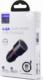 Ładowarka Joyroom Joyroom samochodowa ładowarka 2 x USB z podświetleniem 24W + kabel zasilający 3w1 USB Typ C / micro USB / Lightning 1,2m czarny (JR-CL10) 4