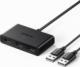Przełącznik Ugreen Ugreen przełącznik adapter switch box USB 2 wejścia - 3 wyjścia czarny (CM409) 1