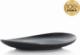 DUKA Talerzyk talerz deserowy DUKA TIME BLACK 15x13 cm grafitowy porcelanowy 1