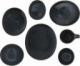 DUKA Talerzyk talerz deserowy DUKA TIME BLACK 15x13 cm grafitowy porcelanowy 11