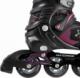 Rolki Nils Extreme NA9080 rekreacyjne regulowane czarne r. 35-38 5