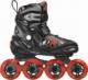 Rolki Roces Moody Boy Tif rekreacyjne regulowane czarne r. 36-40 1