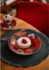 DUKA Filiżanka ze spodkiem w kwiaty DUKA VALLMO 220 ml pomarańczowa porcelana 4