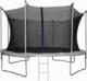 Trampolina ogrodowa JM wnętrzarskie ogrodowa Jump z siatką wewnętrzną 8 FT 244 cm 1