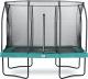 Trampolina ogrodowa Salta Comfort Edition z siatką wewnętrzną 305 x 214 cm zielona 1