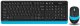Klawiatura + mysz A4Tech A4tech FG1010 FSTYLER set bezdr. klávesnice + myši, modrá barva 1