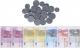 Eddy Toys Banknoty i Monety EUR Do Zabawy Gier 1