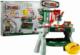 LeanToys Warsztat Stolik z Narzędziami dla Majsterkowicza Kask Piła Imadło 1