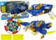 LeanToys Dinobots 2w1 Dinozaur Pistolet na Strzałki Niebieski Pterosaur Tarcza 1