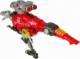 LeanToys Dinobots 2w1 Dinozaur Pistolet na Strzałki Czerwony Tyranozaur Rex Tarcza 48 cm 1