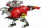 LeanToys Dinobots 2w1 Dinozaur Pistolet na Strzałki Czerwony Tyranozaur Rex Tarcza 48 cm 3