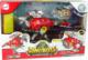 LeanToys Dinobots 2w1 Dinozaur Pistolet na Strzałki Czerwony Tyranozaur Rex Tarcza 48 cm 5