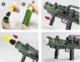 LeanToys Granatnik RPG Pociski Wyrzutnia Rakiet Światło Dźwięk Zielona 3