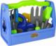 LeanToys Zestaw Ogrodowy Piaskownica Narzędzia w Skrzynce Nożyce Łopatka 3