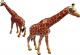 Figurka LeanToys Rodzina Żyraf + Tło Afryka (5383) 2