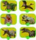 LeanToys Gra Zręcznościowa Dinozaury Magnes Ruchoma Tarcza Do Strzelania Muzyka 3
